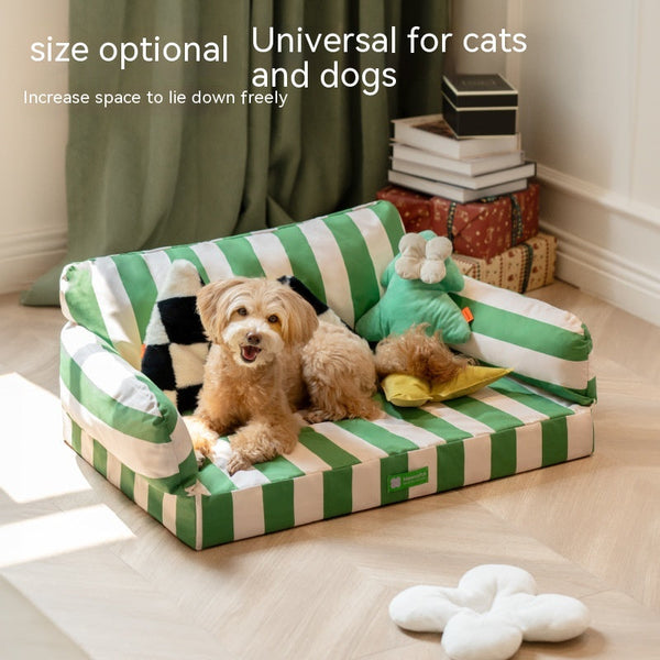 HKM-0255677 Waterproof Removable Memory Foam Pet Sofa in Eggshell Color