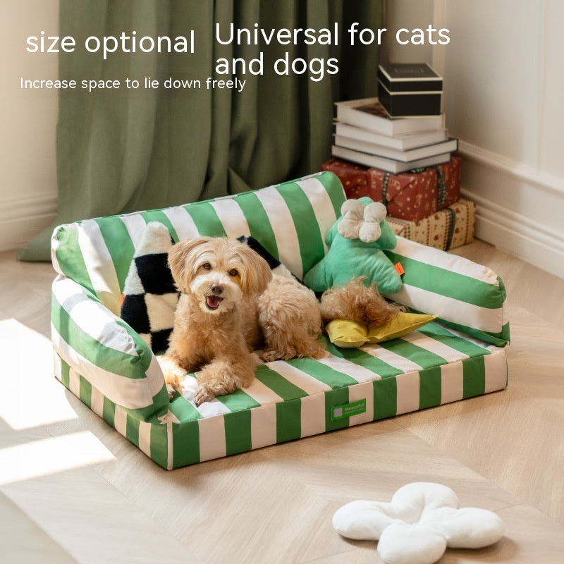 HKM-0255677 Waterproof Removable Memory Foam Pet Sofa in Eggshell Color