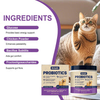 HKM-0257469 Probiotic Powder for Pet Digestive Health with Chicken and Prebiotic Ingredients