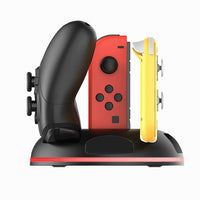 HKM-025875 Nintendo Switch Joy-Con & Pro Controller Charging Dock - Type-C Charger with 3 to 4.5 Hour Charge Time - Compact Black Design