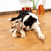 HKM-0259005 Large Interactive Plush Dog Toy with Sound Paper – Bite-Resistant Molar Chew for Puppies and Dogs