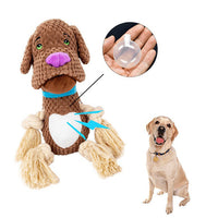 HKM-0259005 Large Interactive Plush Dog Toy with Sound Paper – Bite-Resistant Molar Chew for Puppies and Dogs