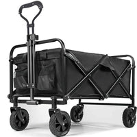 HKM-026003 Heavy Duty Foldable Camping and Garden Trolley Cart with Wheels