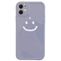 HKM-026067 Smiley Design TPU Phone Case for iPhone 12, 11, X, XS, XR, 8, 7 Series