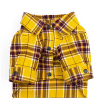 HKM-0261565 Cotton Leisure Plaid Shirt for Pets, Stylish and Comfortable Wear