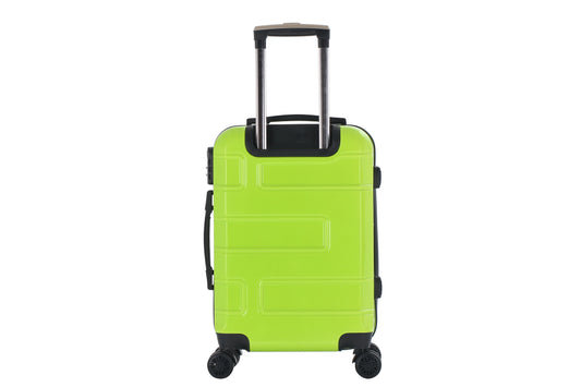 HKM-026195 3-Piece Expandable Luggage Set with Spinner Wheels - Lightweight PC Suitcase- XHP148