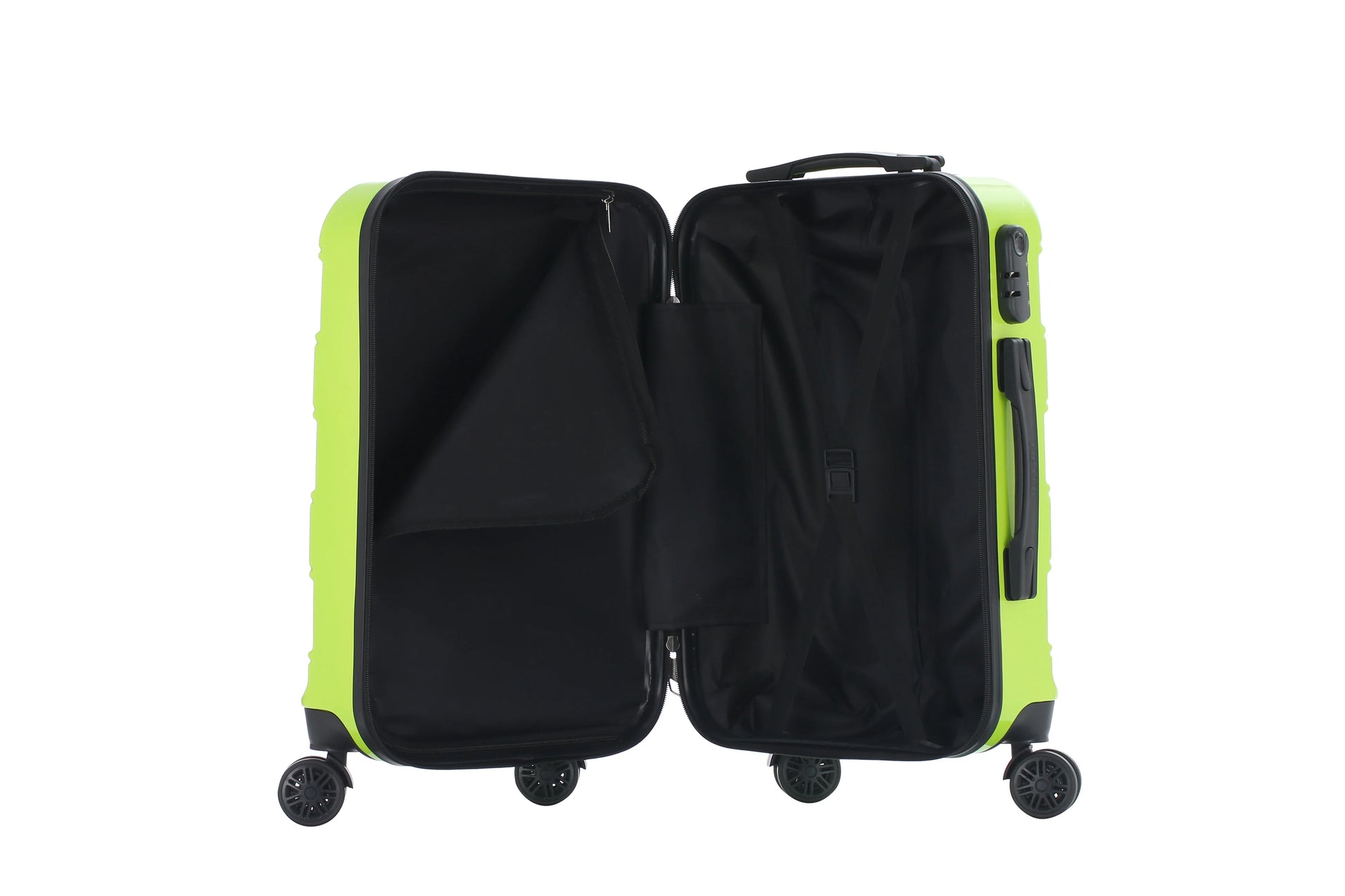 HKM-026195 3-Piece Expandable Luggage Set with Spinner Wheels - Lightweight PC Suitcase- XHP148
