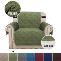 HKM-026195 Non-Slip Ultra-Soft Velvet Plush Sofa Cushion with Solid Backing for Living Room and Bedroom
