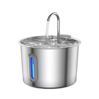 HKM-0263229 Stainless Steel Automatic Cat Water Dispenser - 2.2L Capacity