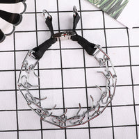 HKM-0265149 Dog Training Stimulating Chain with Zinc Alloy Buckle - Various Sizes Available (2.5mm to 4.0mm)