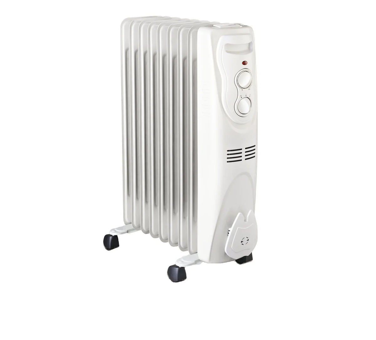 HKM-026579 Portable Electric Oil Filled Radiator Heater with Adjustable Thermostat and Safety Features
