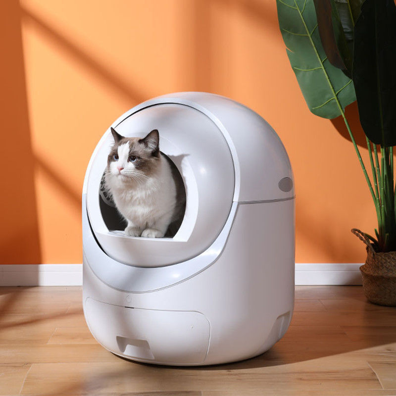 HKM-026643 Fully Automatic Enclosed Cat Litter Box with Quiet Operation and Intelligent Monitoring