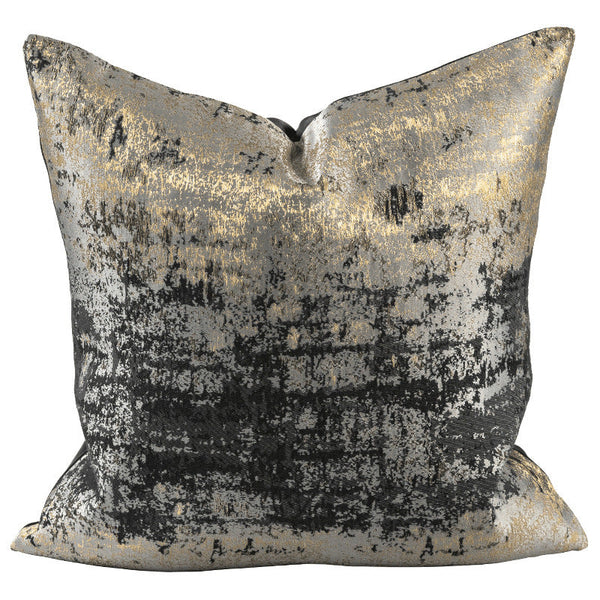 HKM-026643 Light Luxury Jacquard Pillow Cover in Silver Birch Design