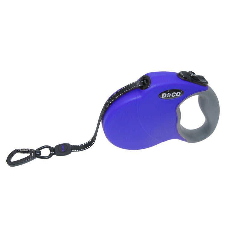HKM-0266941 Reflective Automatic Retractable Dog Leash - Durable Nylon and ABS Material, 3 Colors Available