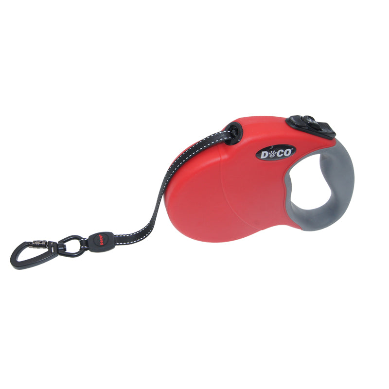 HKM-0266941 Reflective Automatic Retractable Dog Leash - Durable Nylon and ABS Material, 3 Colors Available
