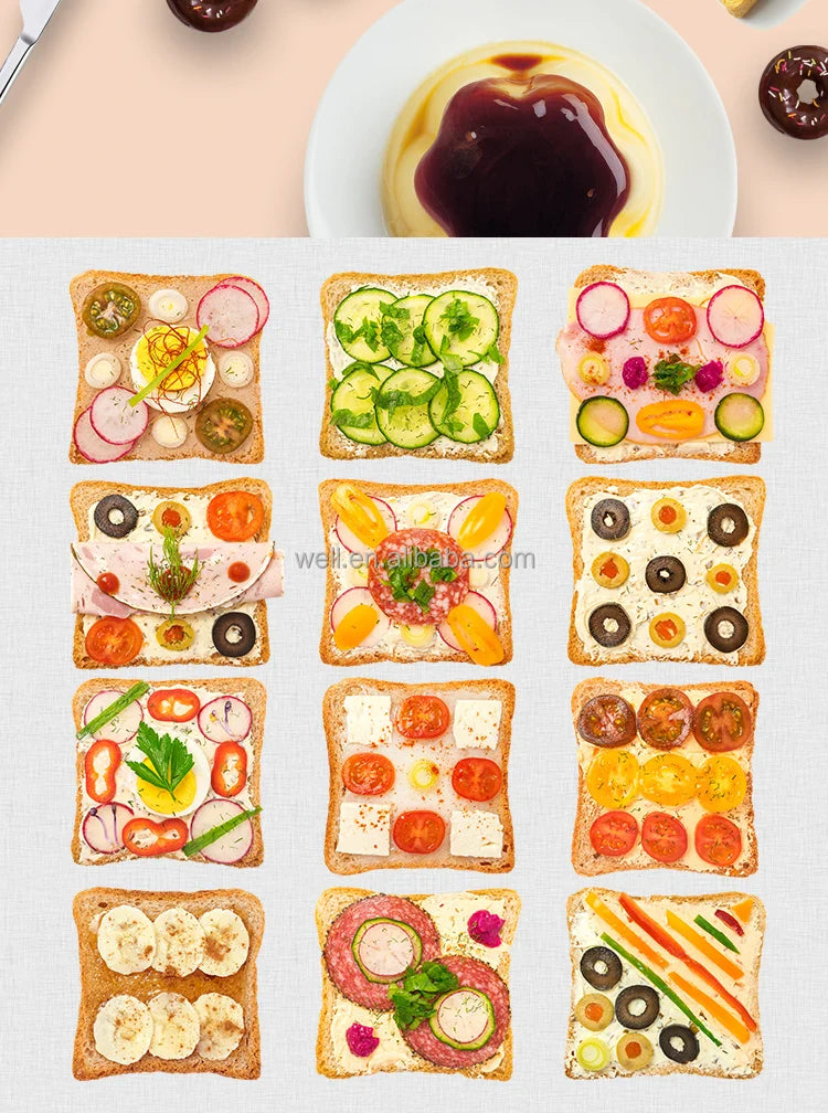 HKM-026707 Two Slice Toaster with Adjustable Browning Control and Compact Design