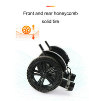 HKM-026835 Lightweight Electric Wheelchair, Max Load 120 kg, 20 km Range, 6 km/h Speed, Aluminum Alloy Frame, CE Certified