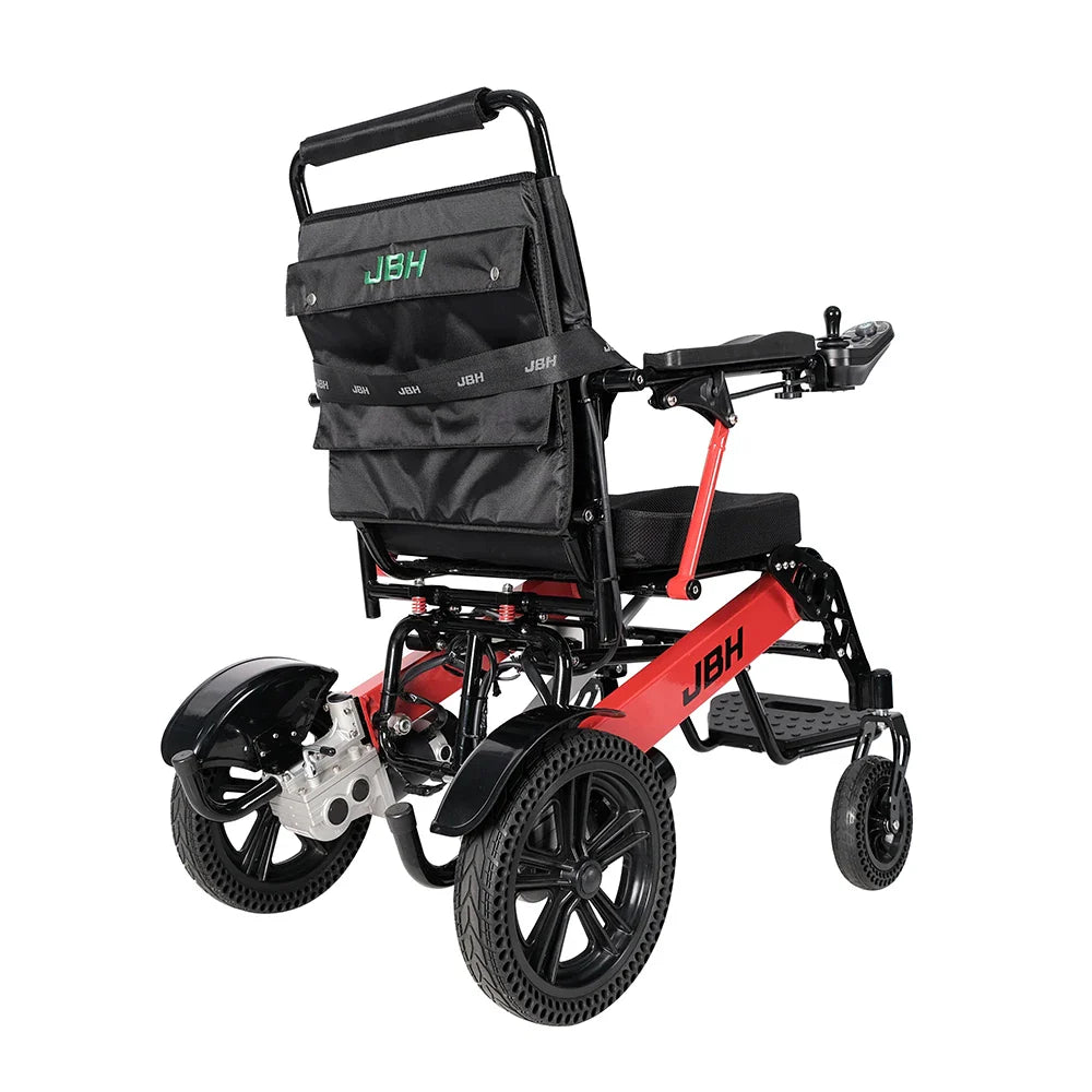 HKM-026835 Lightweight Electric Wheelchair, Max Load 120 kg, 20 km Range, 6 km/h Speed, Aluminum Alloy Frame, CE Certified