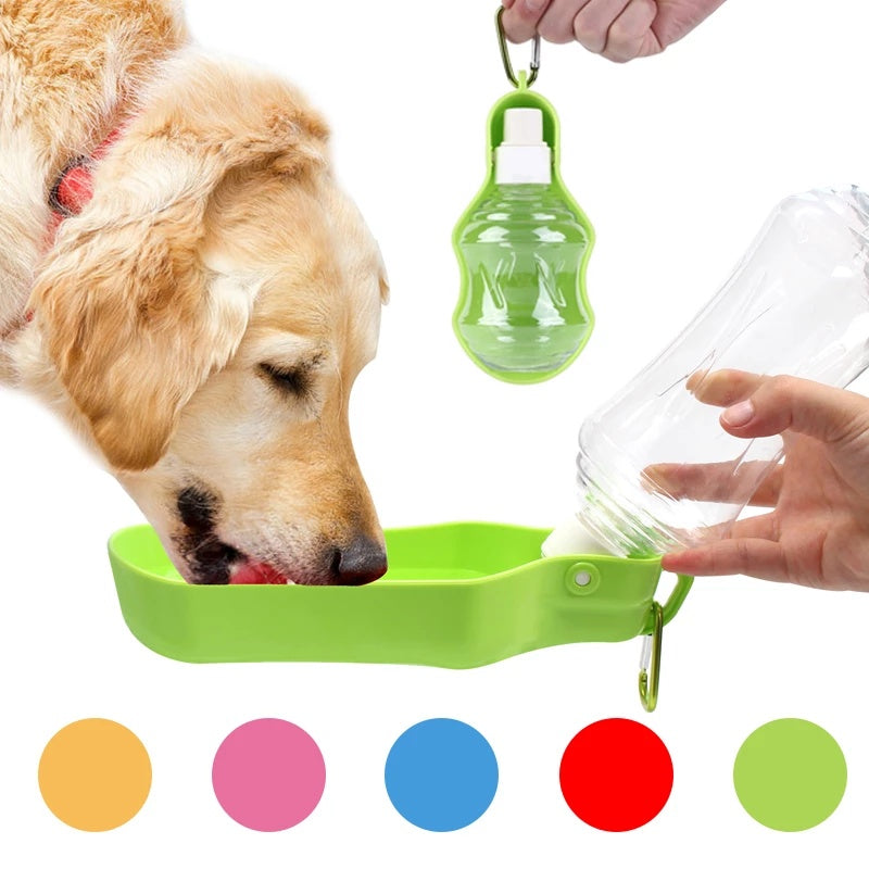HKM-026835 Portable Dog Water Bottle with Removable Top for Outdoor Use – 250ML Capacity