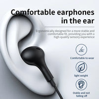 HKM-026963 Noise Cancelling Wired Headset with Microphone for Gaming and PC - Hi-Fi Sound Quality Earbuds
