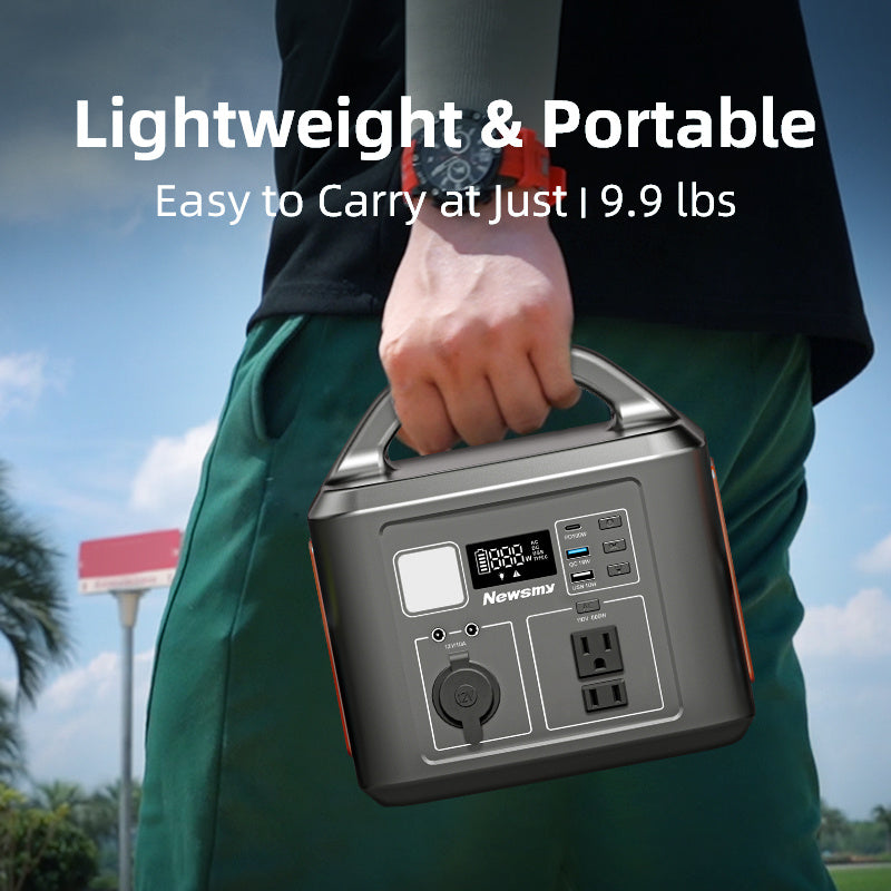 HKM-027027 Portable Power Station 600W with 538WH Lithium Battery for Home and Outdoor Emergency Use
