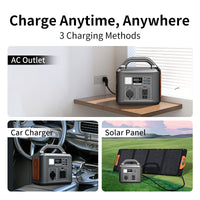 HKM-027027 Portable Power Station 600W with 538WH Lithium Battery for Home and Outdoor Emergency Use