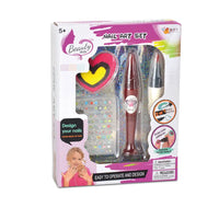 HKM-027219 DIY Nail Art Cosmetic Play Set for Kids with Dryer Nail Pen - Pretend Manicure Toy for Ages 5 and Up