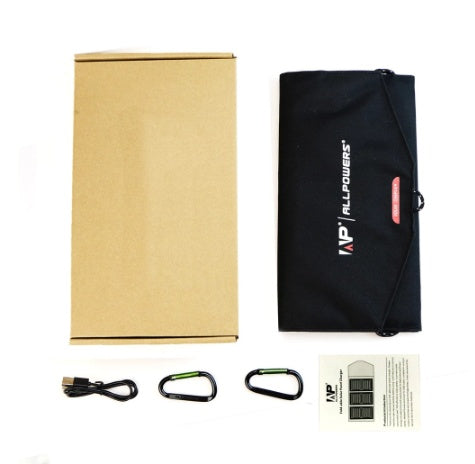 HKM-027219 Portable Dual USB Solar Phone Charger for Smartphones, Compatible with iPhone and Samsung, 21W Output