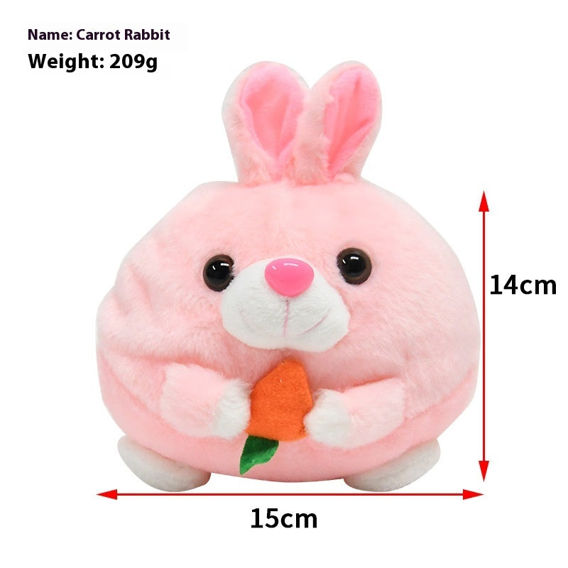 HKM-0272573 USB Rechargeable Pet Electric Molar Tooth Cleaning Toy with Soft Velvet Fabric