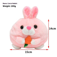 HKM-0272573 USB Rechargeable Pet Electric Molar Tooth Cleaning Toy with Soft Velvet Fabric