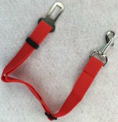 HKM-0272701 Adjustable Pet Traction Rope for Car Seat Belt - Nylon Safety Strap in Various Colors