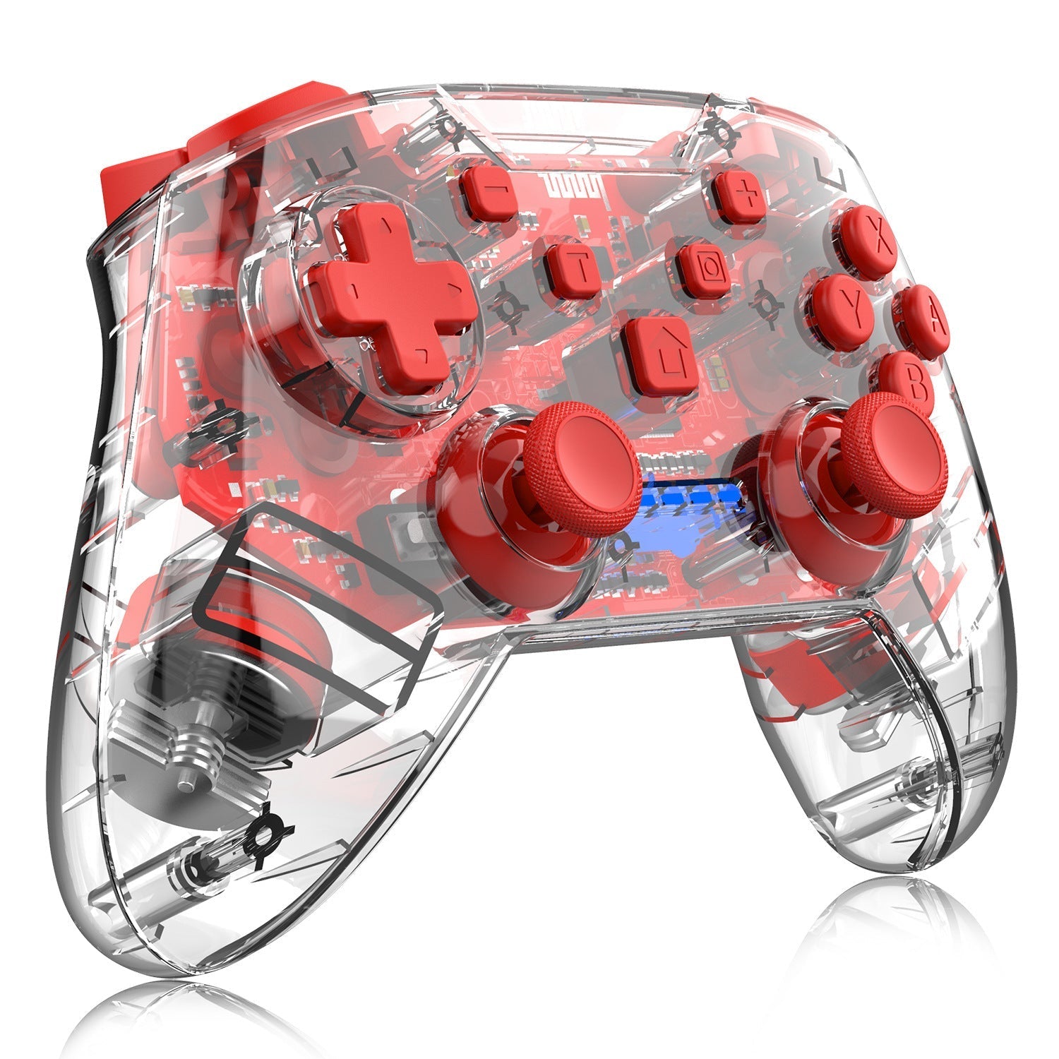 HKM-027283 Wireless Bluetooth Gamepad with Wake-up Function and Dual Vibration Support for Switch and Windows Devices