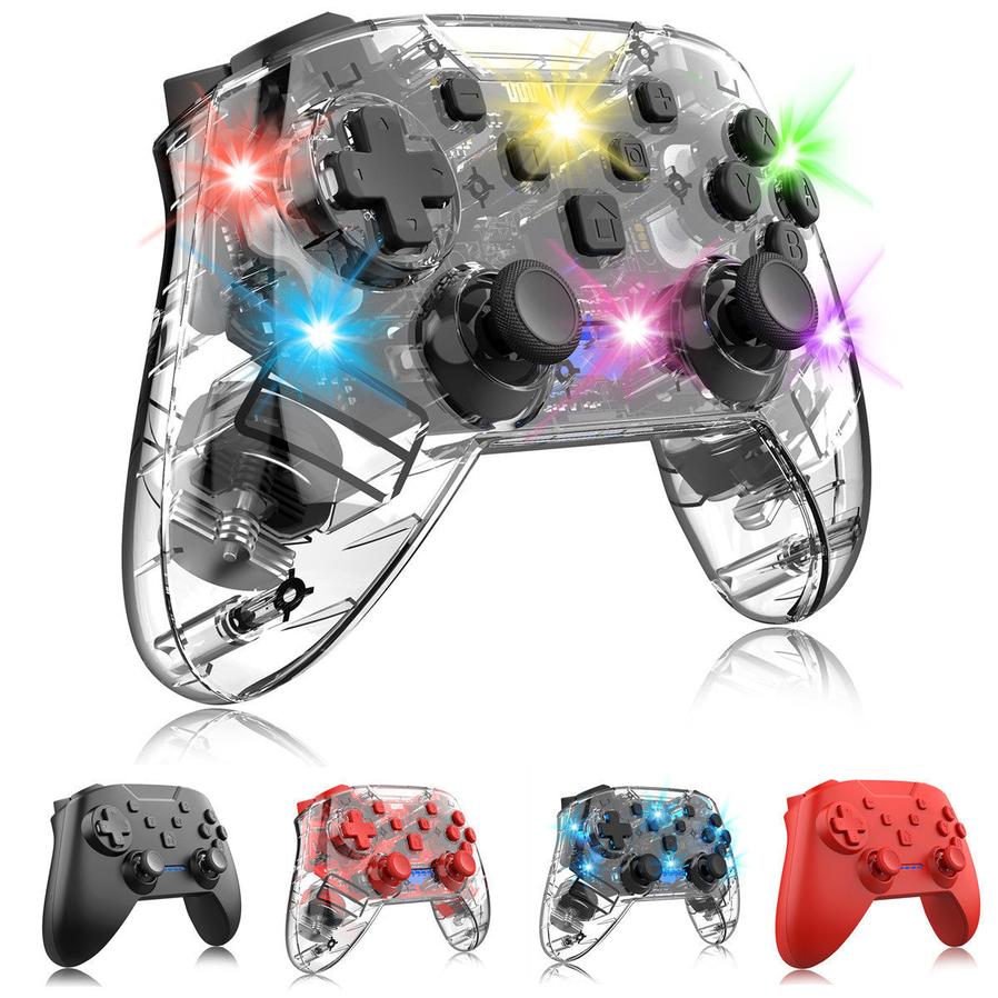 HKM-027283 Wireless Bluetooth Gamepad with Wake-up Function and Dual Vibration Support for Switch and Windows Devices