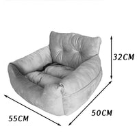 HKM-0272957 Pet Sofa Bed for Dogs ¨C Removable and Washable Waterproof Striped Nest in Various Colors