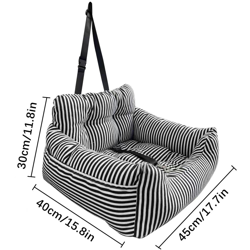HKM-0272957 Pet Sofa Bed for Dogs ¨C Removable and Washable Waterproof Striped Nest in Various Colors