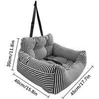 HKM-0272957 Pet Sofa Bed for Dogs ¨C Removable and Washable Waterproof Striped Nest in Various Colors