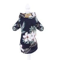 HKM-0273469 Teddy Shiba Inu Hawaiian Print Casual Shirts for Small and Medium Sizes