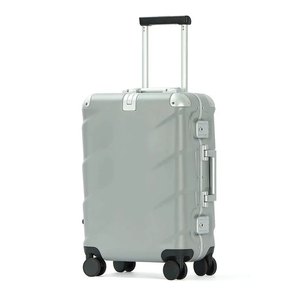 HKM-027347 New Modern Hardshell PC Trolley Suitcase with Aluminium Frame for Travel
