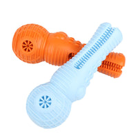 HKM-0273725 Simulated Molar Chew Stick with Sound for Dogs - TPR Material, Available in Blue, Orange, Green
