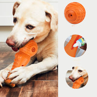 HKM-0273725 Simulated Molar Chew Stick with Sound for Dogs - TPR Material, Available in Blue, Orange, Green