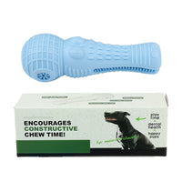HKM-0273725 Simulated Molar Chew Stick with Sound for Dogs - TPR Material, Available in Blue, Orange, Green