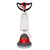 HKM-027539 1100W Multi-Functional Floor Scrubber and Burnishing Machine with Butterfly Handle for Effective Floor and Carpet Cleaning