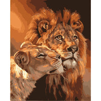 HKM-027795 Custom DIY Digital Oil Painting Kit - Canvas Painting By Numbers for Home Decor (40x50cm)