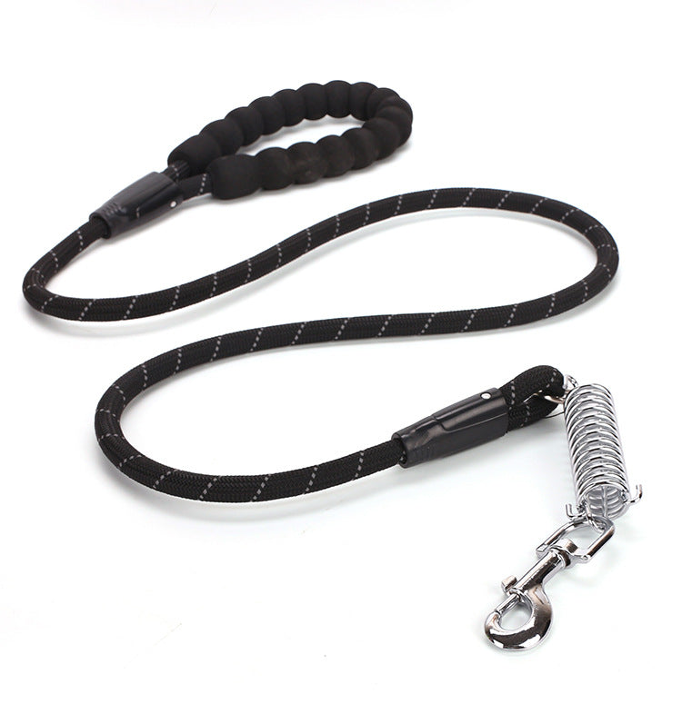 HKM-0278461 Reflective Nylon Dog Leash with Spring Clip, 1.2cm x 1.5m, Suitable for All Seasons
