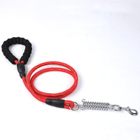 HKM-0278461 Reflective Nylon Dog Leash with Spring Clip, 1.2cm x 1.5m, Suitable for All Seasons