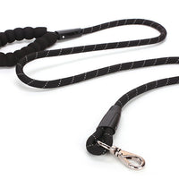 HKM-0278461 Reflective Nylon Dog Leash with Spring Clip, 1.2cm x 1.5m, Suitable for All Seasons