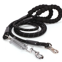 HKM-0278461 Reflective Nylon Dog Leash with Spring Clip, 1.2cm x 1.5m, Suitable for All Seasons