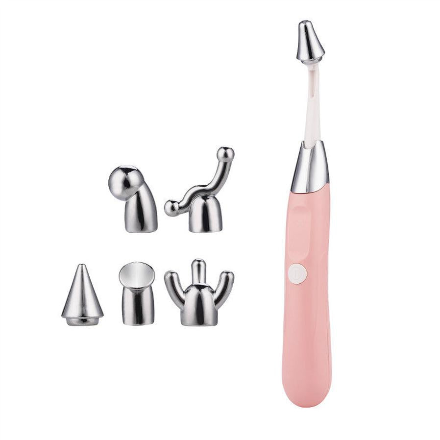 HKM-027859 6-in-1 Electric Body Massager for Tinnitus Relief – Lightweight & Portable Design, Ergonomic Grip