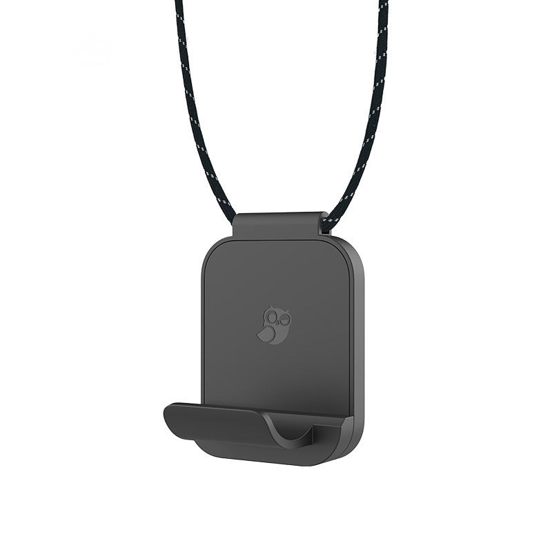 HKM-027923 Universal Magnetic Lanyard for Sports Cameras - Adjustable Black Suspension Rope