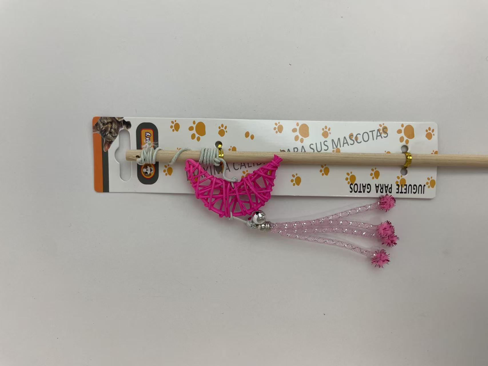 HKM-0279485 Crescent-Shaped Cat Teaser Toy for Engaging Playtime